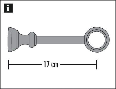 fa karnis tartókonzol zárt cseresznye 17cm fa karnis tartókonzol zárt cseresznye 17cm